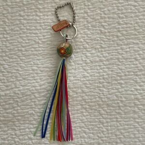 Consuela Multicolor Tassel Bag Charm
